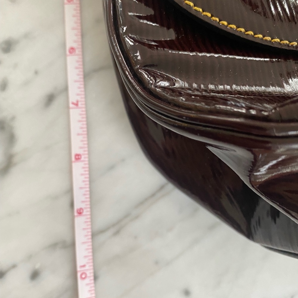 Prada Hobo Bag - Brown Patent Leather - Picture 6 of 14